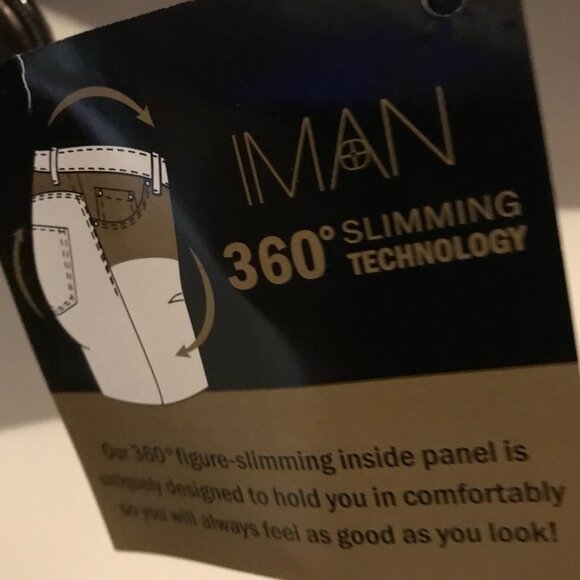 IMAN 2XTALL slimming technology pants in brown, new, - Picture 11 of 14